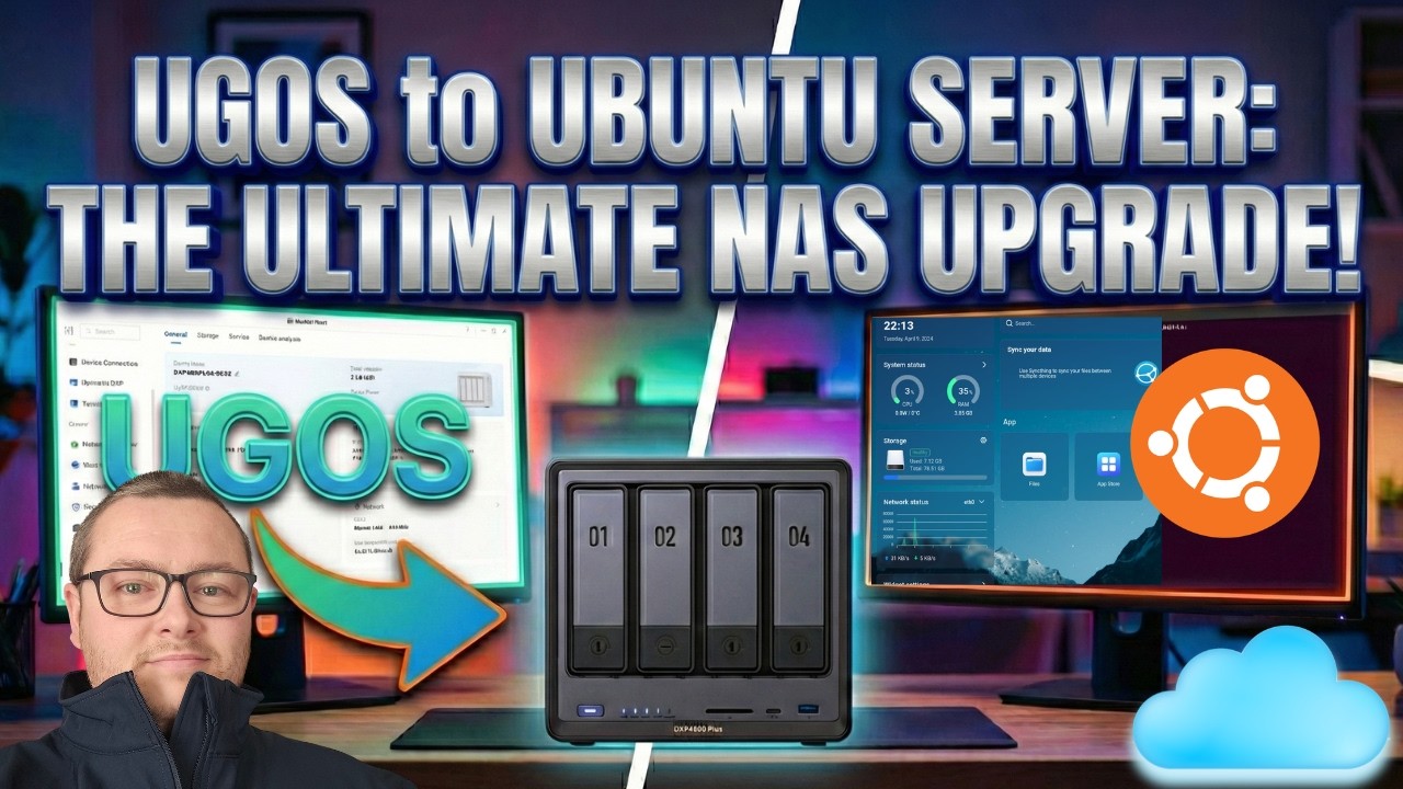 UGOS do Casa OS na serwerze Ubuntu: kopia zapasowa systemu operacyjnego Ugreen UGOS NAS DXP4800 P...