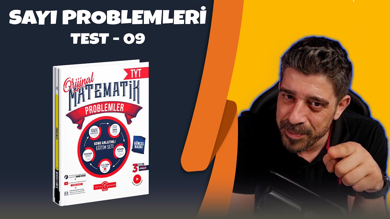 Sayı Problemleri Test 09 | ORİJİNAL Problemler Fasikülü| #yks2026