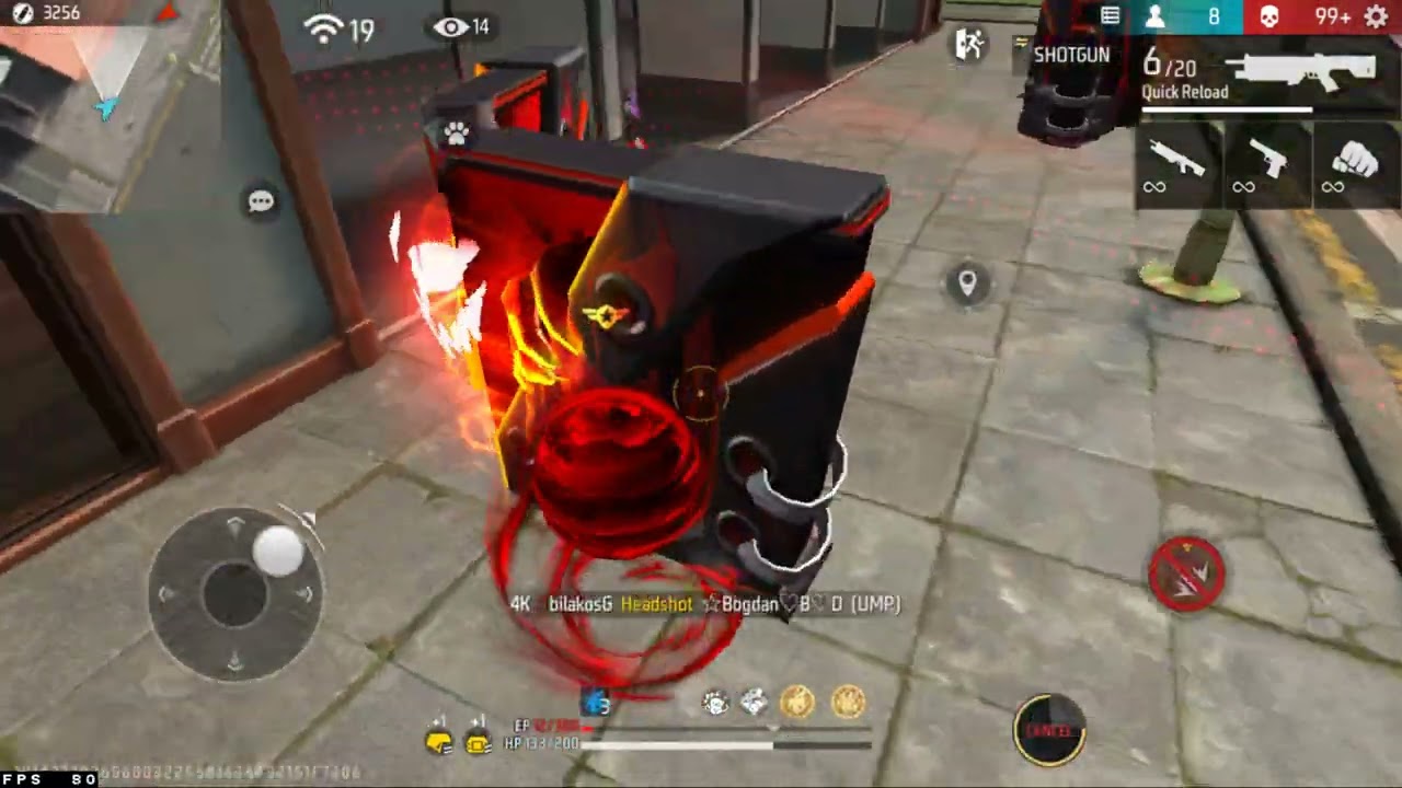 Trogon-Bermuda Flashback 2 Reload Speed 1 Rate of Fire. Garena Free Fire.