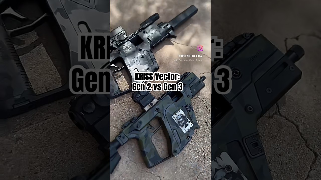 KRISS Vector: Gen 2 vs Gen 3 #pewpewlife