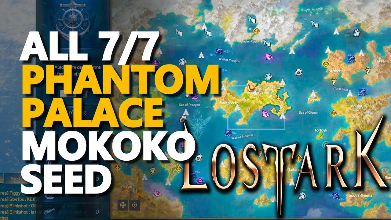 All Phantom Palace Mokoko Seed Lost Ark