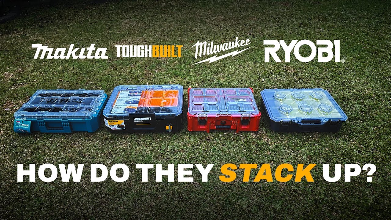 How Do They Stack Up? Makita vs Milwaukee vs ToughBuilt vs Ryobi (Tool Storage Showdown!)