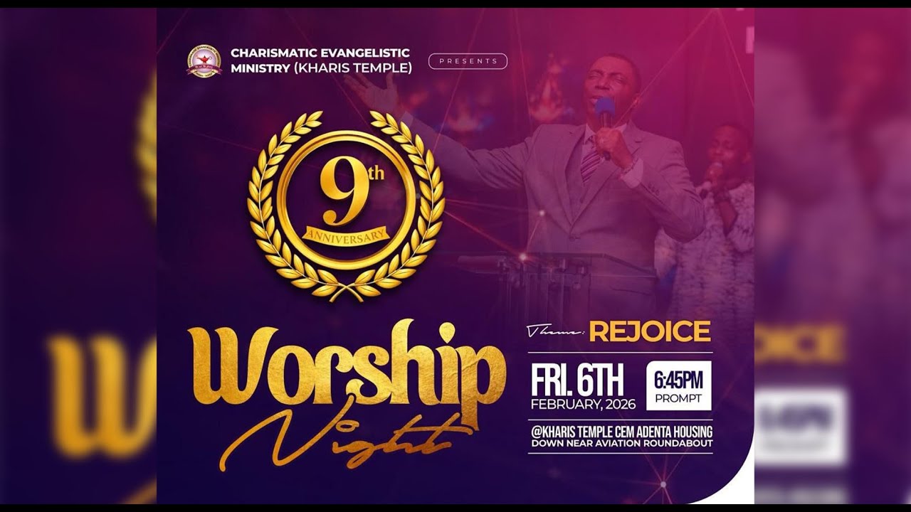 9TH Anniversary Service || 08 FEB 2026