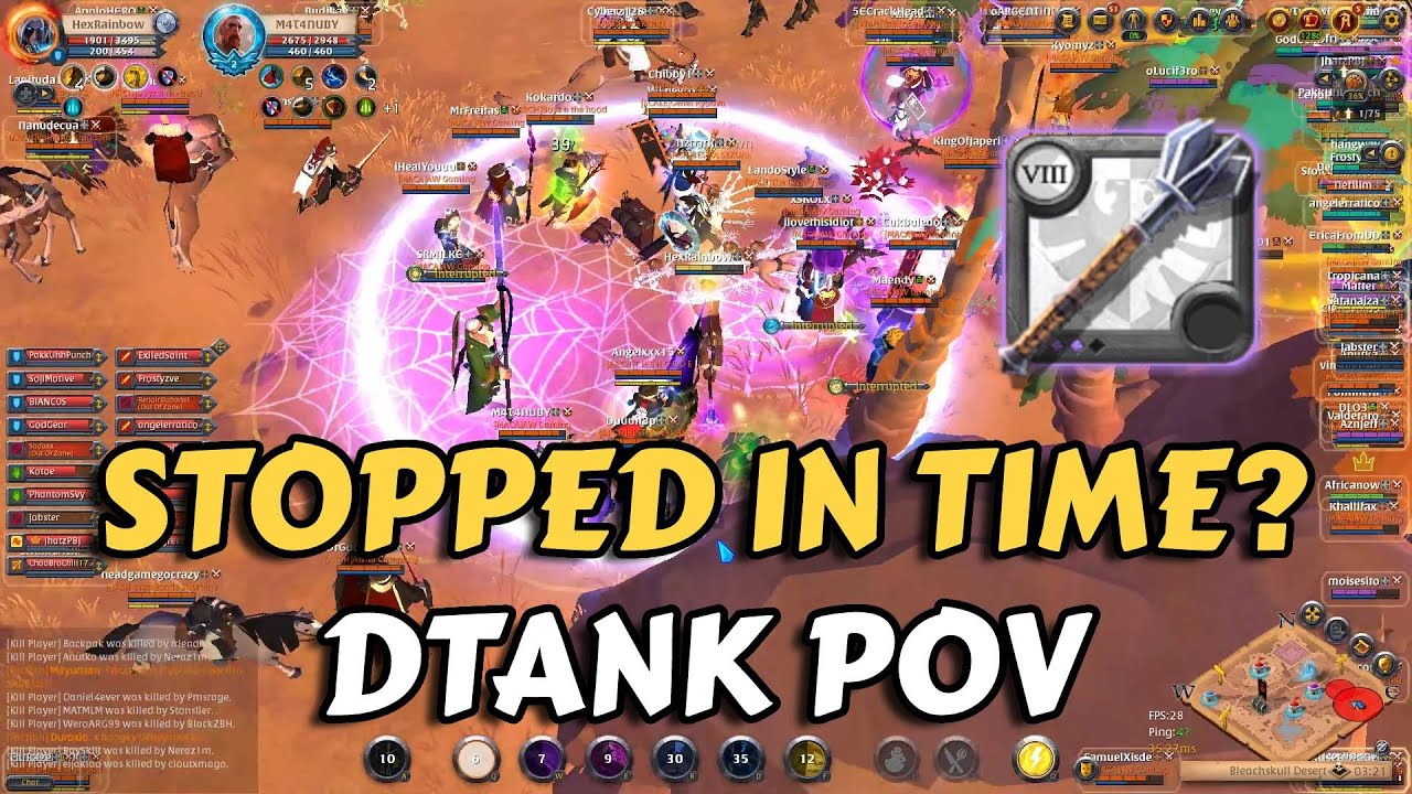 Say NO To Bomb Squads: Stop ANY engage with THIS Dtank (Heavy Mace) - Albion Online ZvZ