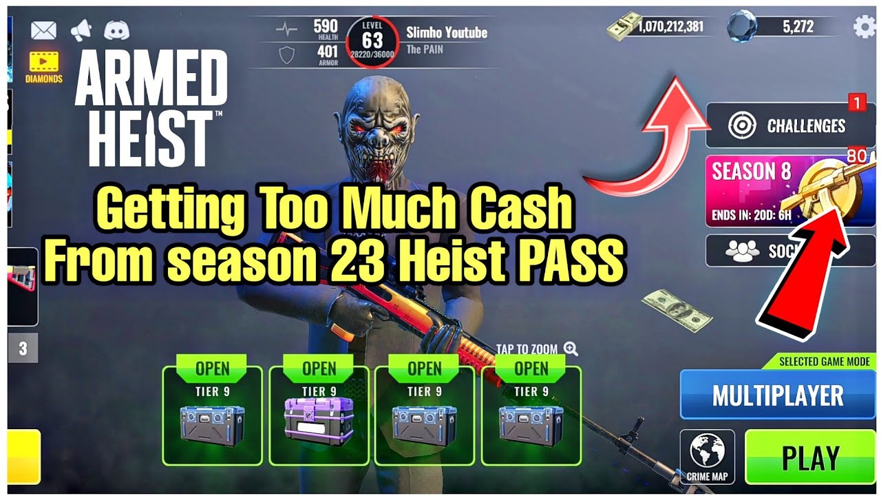 Getting Money From Pass Armed Heist ( No Mod APK/ Unlimited Money )