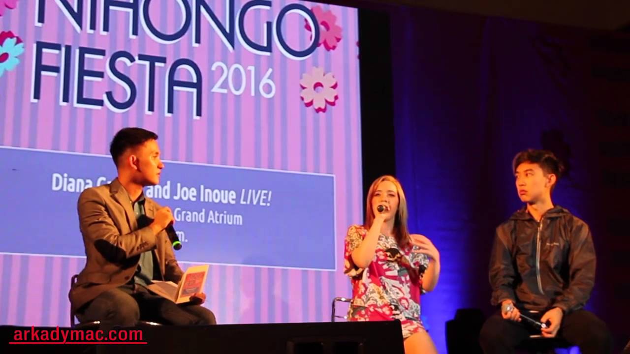 Diana Garnet and Joe Inoue Interview Nihongo Fiesta 2016 720
