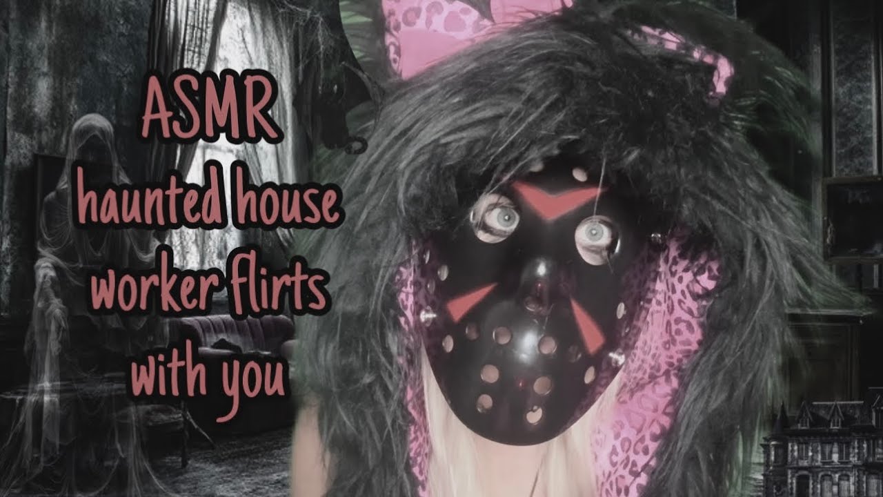 ASMR crazy haunted house worker flirts with you roleplay👻❤️‍🩹  (yes ik halloween is over) 