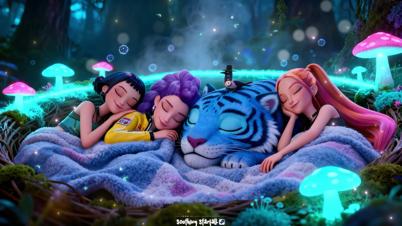 After 5 Minutes 🌙 Sleep Instantly with Rumi, Zoey, Mira and Derpy Tiger in The Magical Forest 🍄