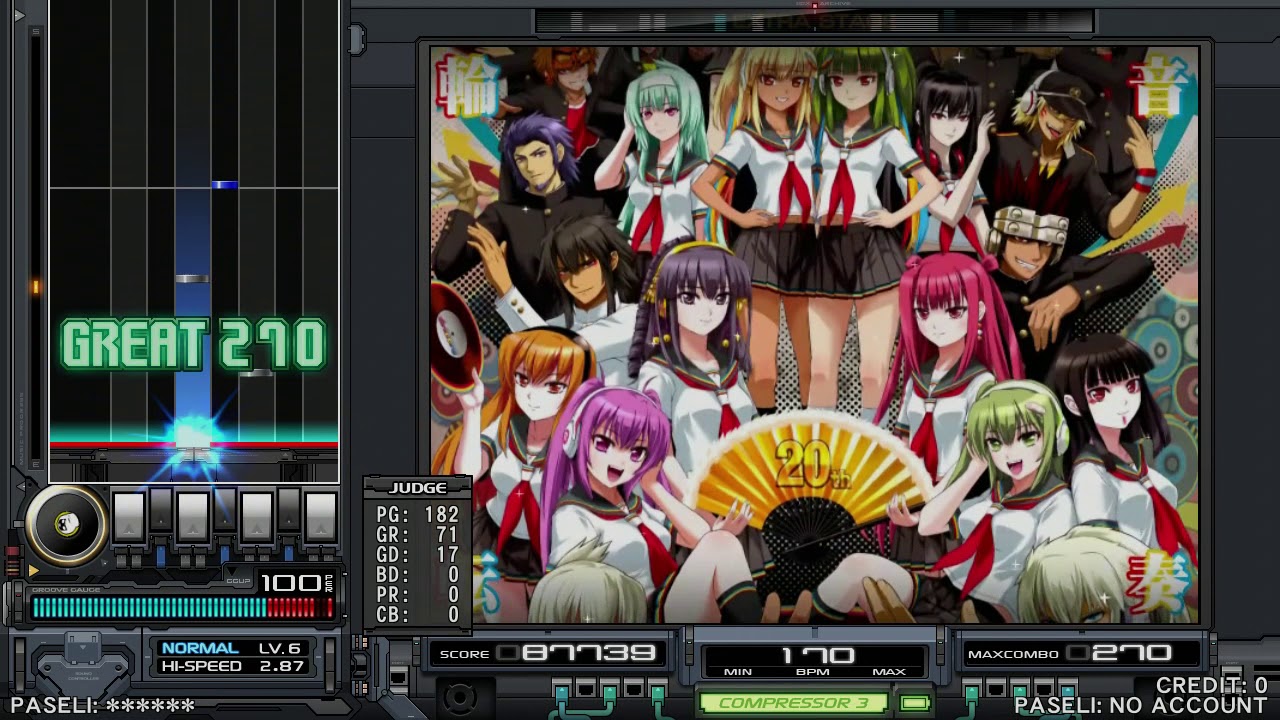 beatmania IIDX 26 Rootage - GO OVER WITH GLARE -ROOTAGE 26- (SP NORMAL)