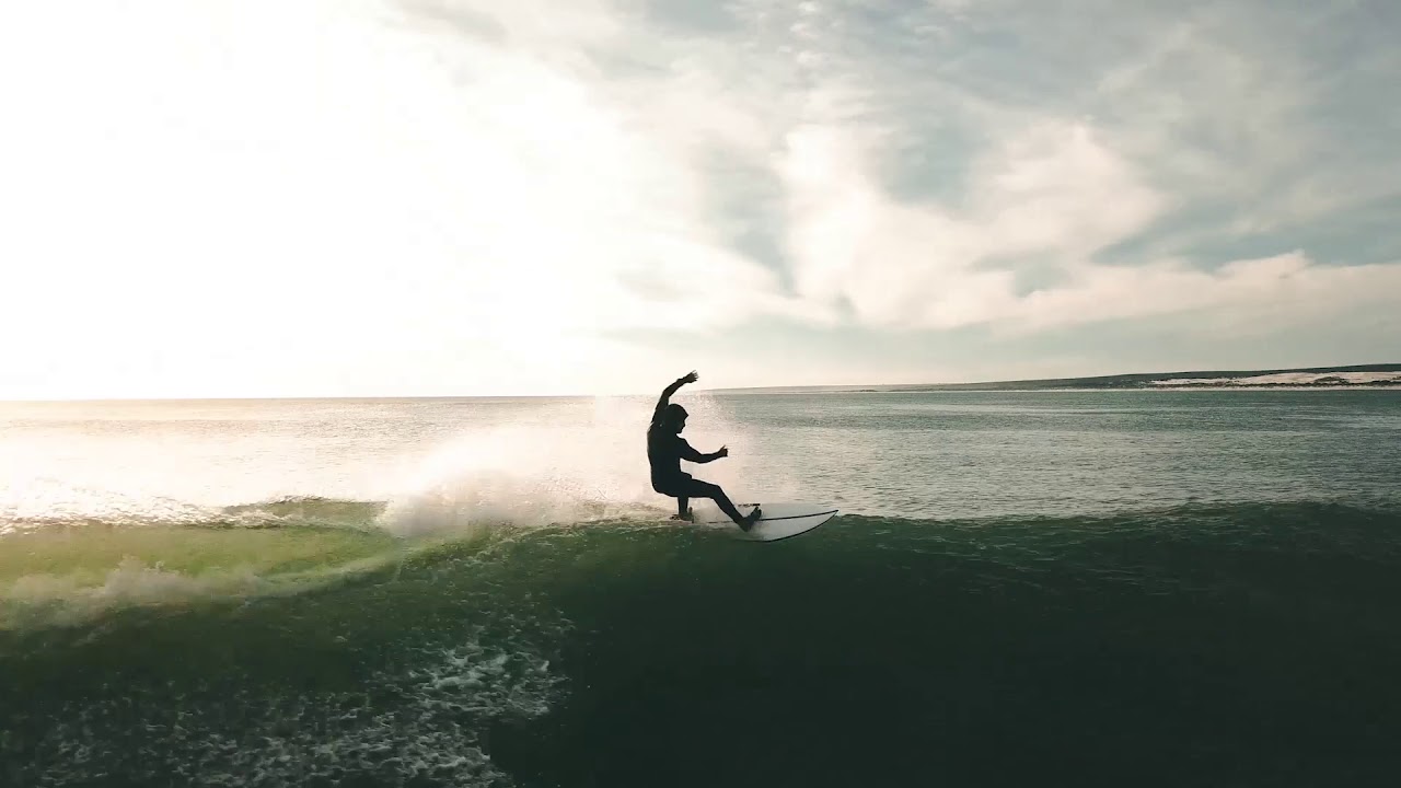 Surfing in Elands Bay, South Africa
