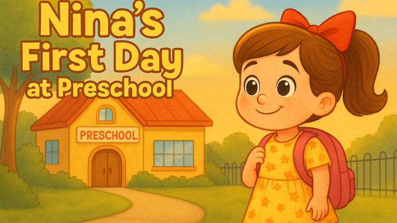 Nina’s First Day at Preschool | Sweet Story for Kids
