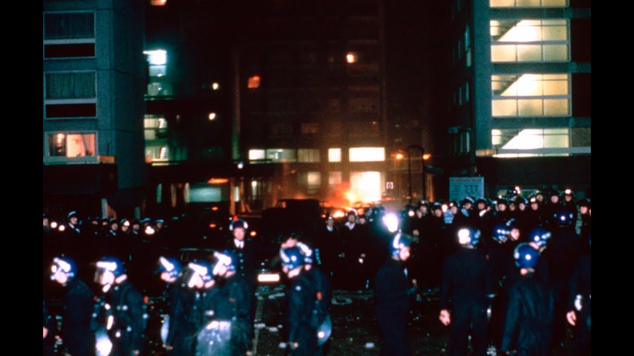 Reporter's shotgun wounds during Broadwater Farm riot