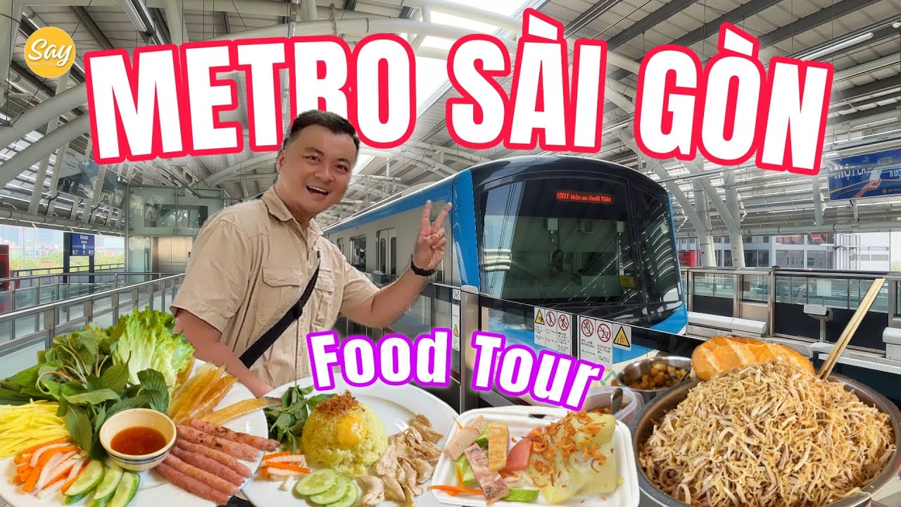 Đi Metro Sài Gòn Ăn Cơm Gà Nha Trang, Uống Trà Sữa Đà Lạt & Thăm Chùa Một Cột Giữa Lòng Thành Phố