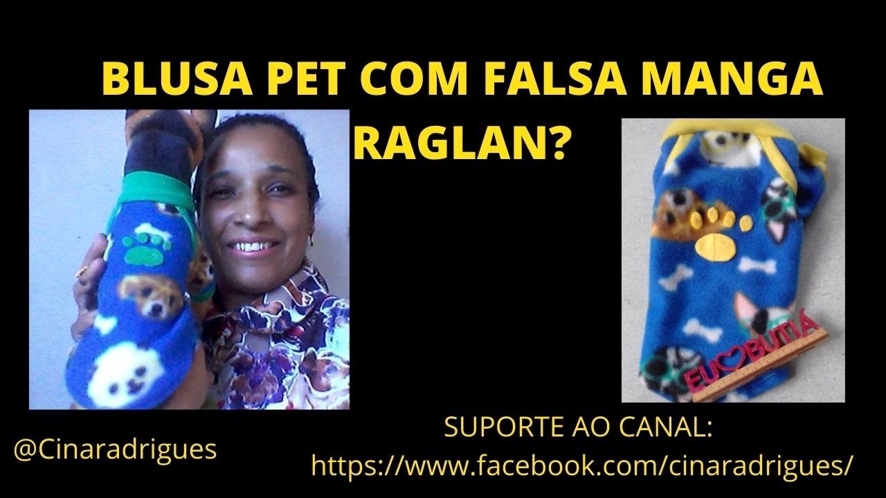 BLUSA PET COM FALSA MANGA RAGLAN.