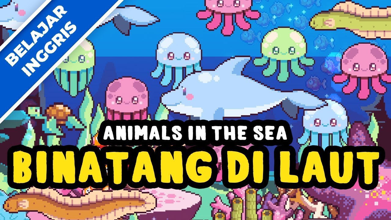 Belajar Bahasa Inggris Versi Terbaru | Binatang Di Laut | Lagu Anak Terpopuler 2019 | Bibitsku