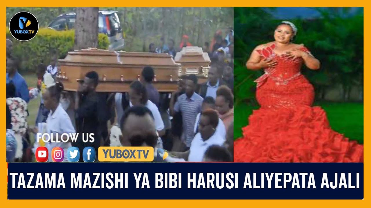 INAUMA, TAZAMA MAZISHI YA BIBI HARUSI NA MAMA YAKE WALIOPATA AJALI, WAZIKWA LEO