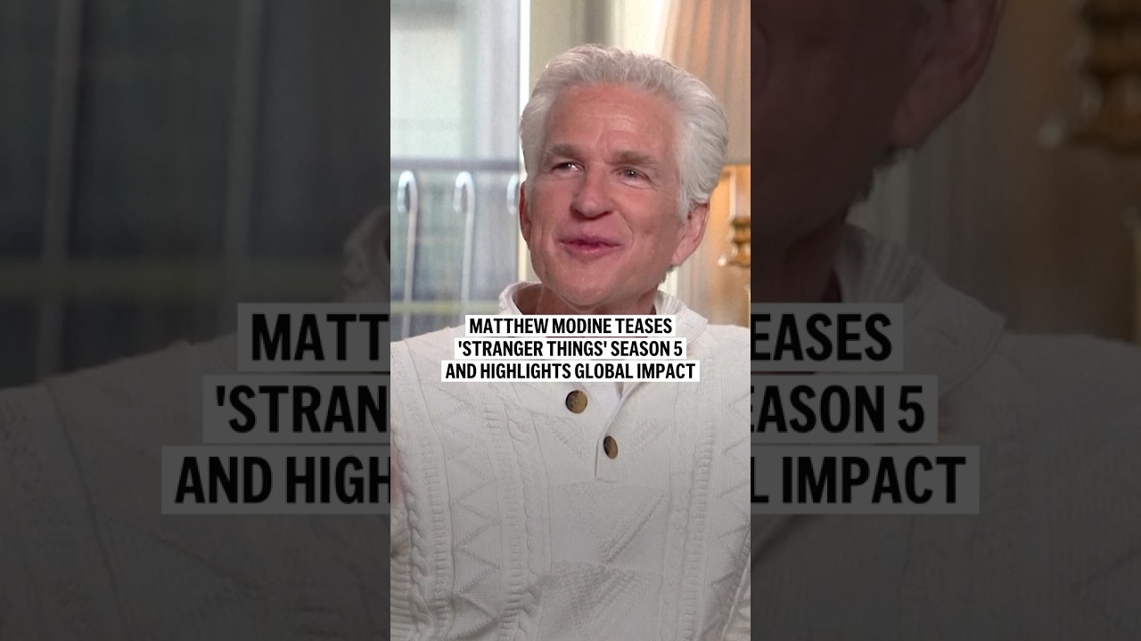 Matthew Modine teases 'Stranger Things' season 5 and highlights global impact