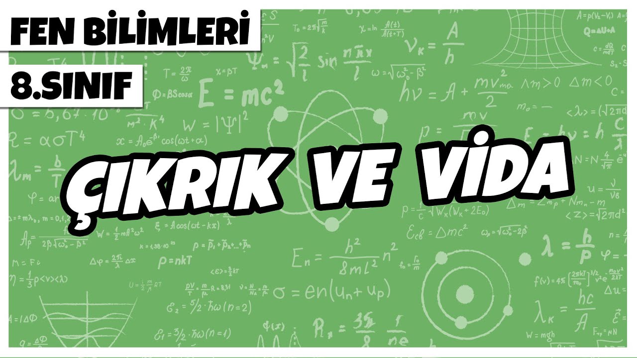 8. Sınıf Fen Bilimleri - Çıkrık ve Vida | 2022