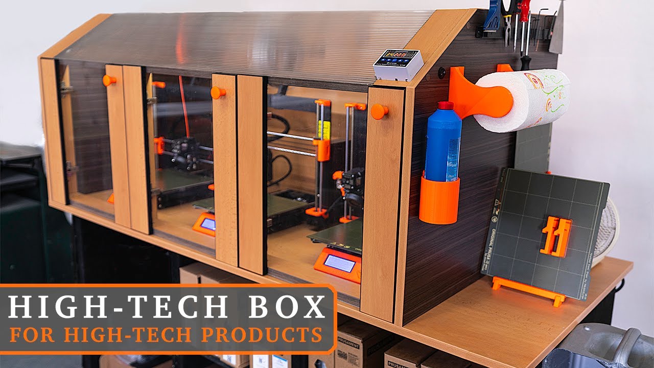 Prusa 3D Printer Enclosure Box - Printing Parts for Powerful eBikes