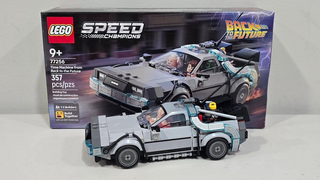 Lego Speed Champions Back to the Future DeLorean Set 77256 Review!
