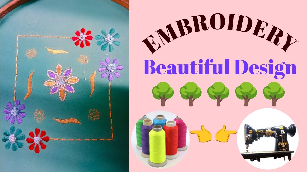 😱 Embroidery Hand Machine kaam ||How To Embroidery Hand Machine Work 😱