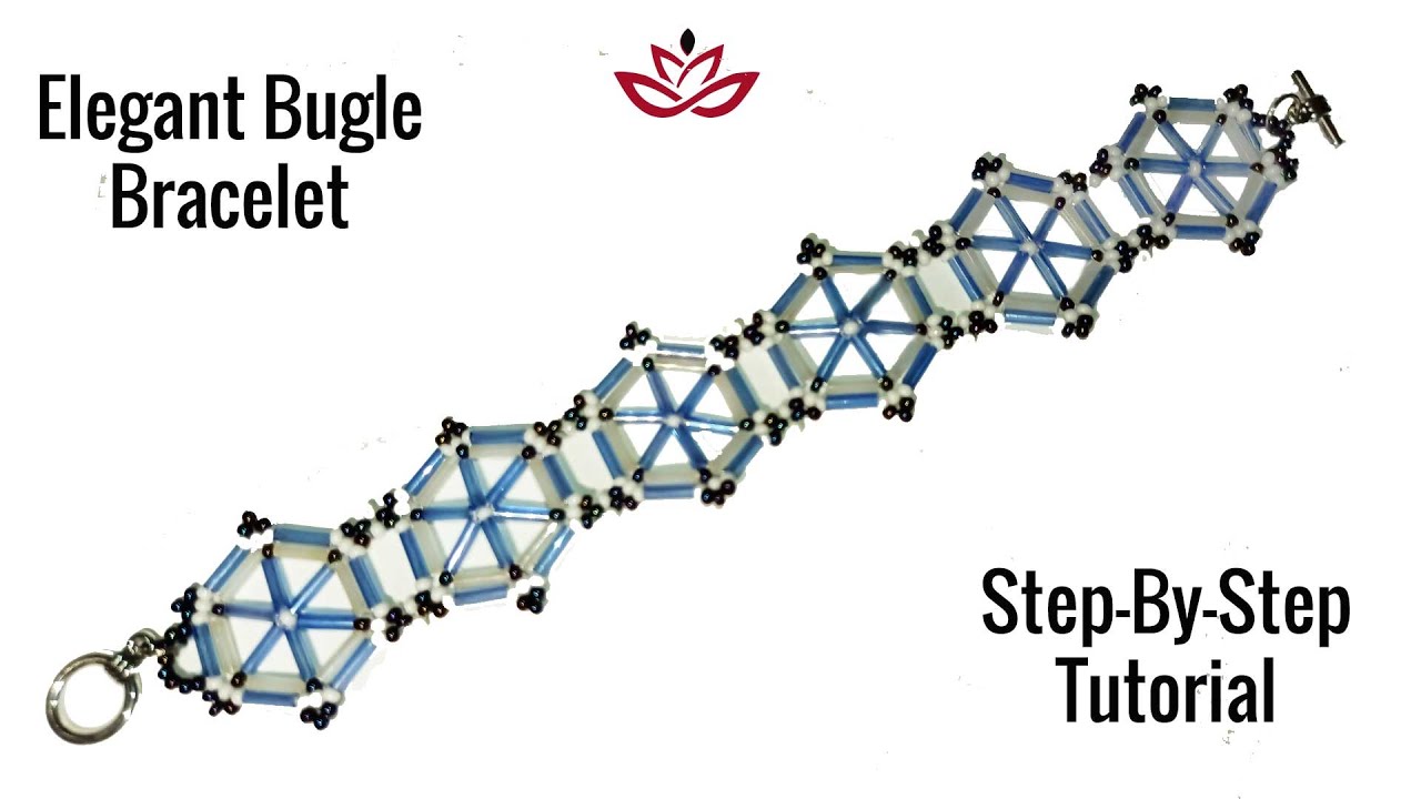 Elegant Hexagonal Bugle Beads Bracelet - Tutorial