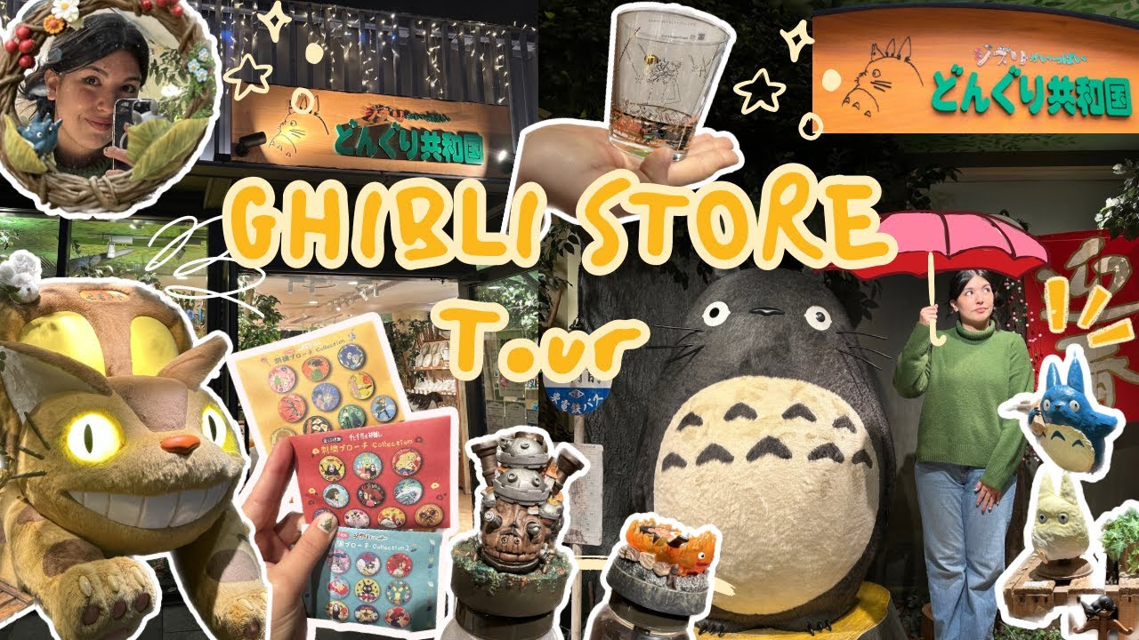 Visitando la Ghibli Store del SkyTree! 🌱productos de todas las peliculas! y cuánto cuestan 💸