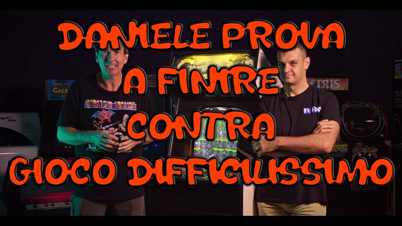 Daniele prova a finire Contra della Konami
