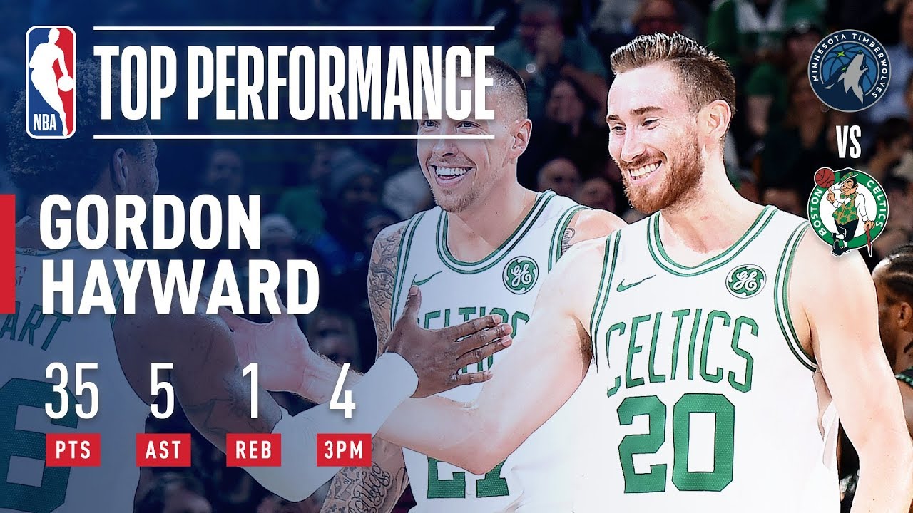 Gordon Hayward Goes Off For 35 PTS On 14-18 Shooting To Spark Celtics! | January 2, 2019
