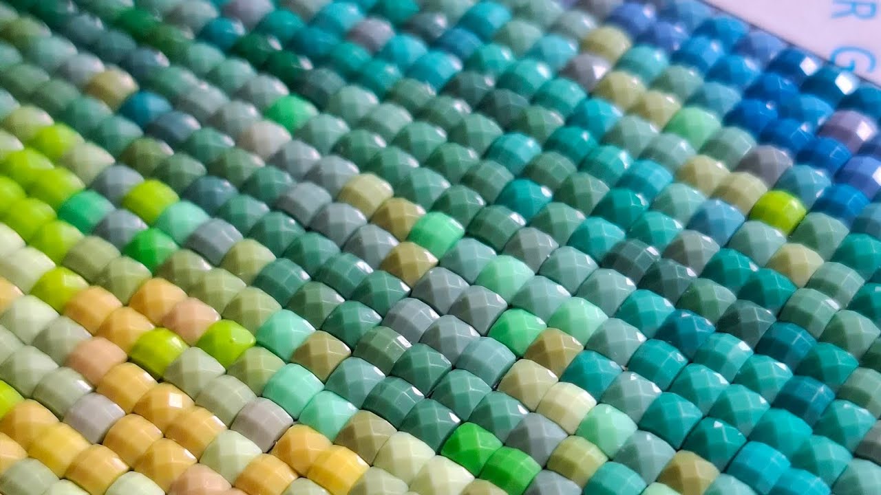225 Colors Diamond Painting ASMR 😱 Satisfying & Relaxing - Real Speed - No Talking