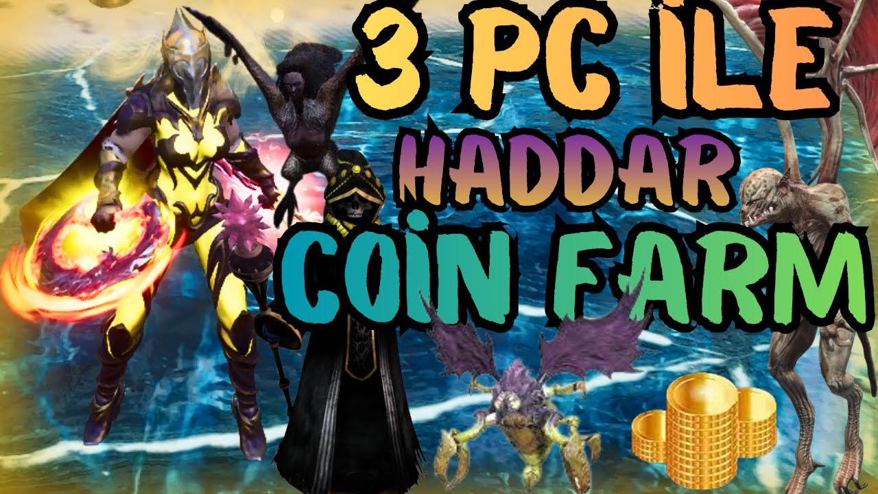 HADDAR 3 PC COİN FARM - ASSASİN PK / KUTU KIRDIRMA - RİSE ONLİNE