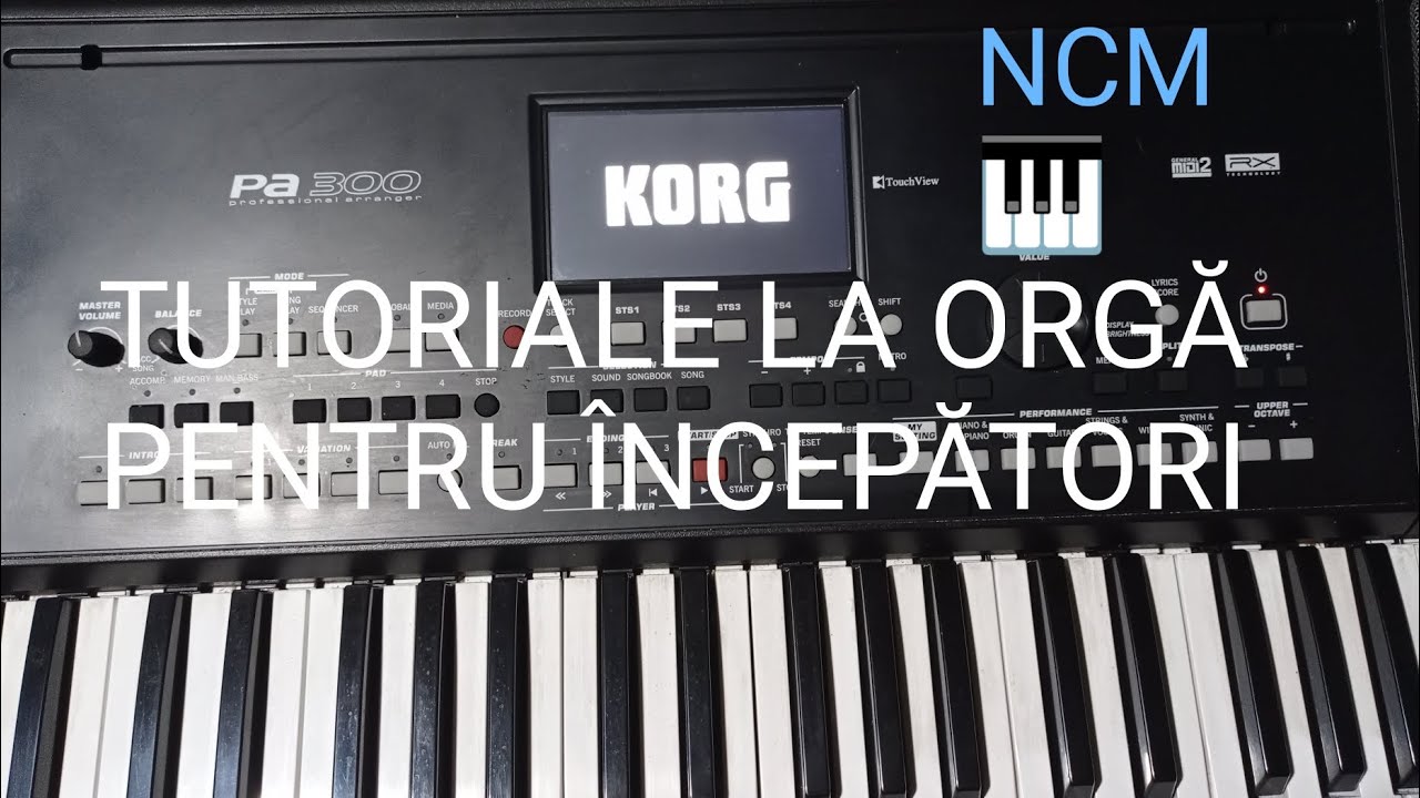 TUTORIAL ZĂRZĂRICĂ ZĂRZĂREA 🎹 Tutoriale La Orgă Cu NELU CARP