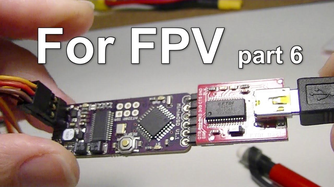 FPV Part 6: 3DR APM 2.6 Setup MinimOSD w/ Config Tool using FTDI USB Adapter, Video battery voltage?