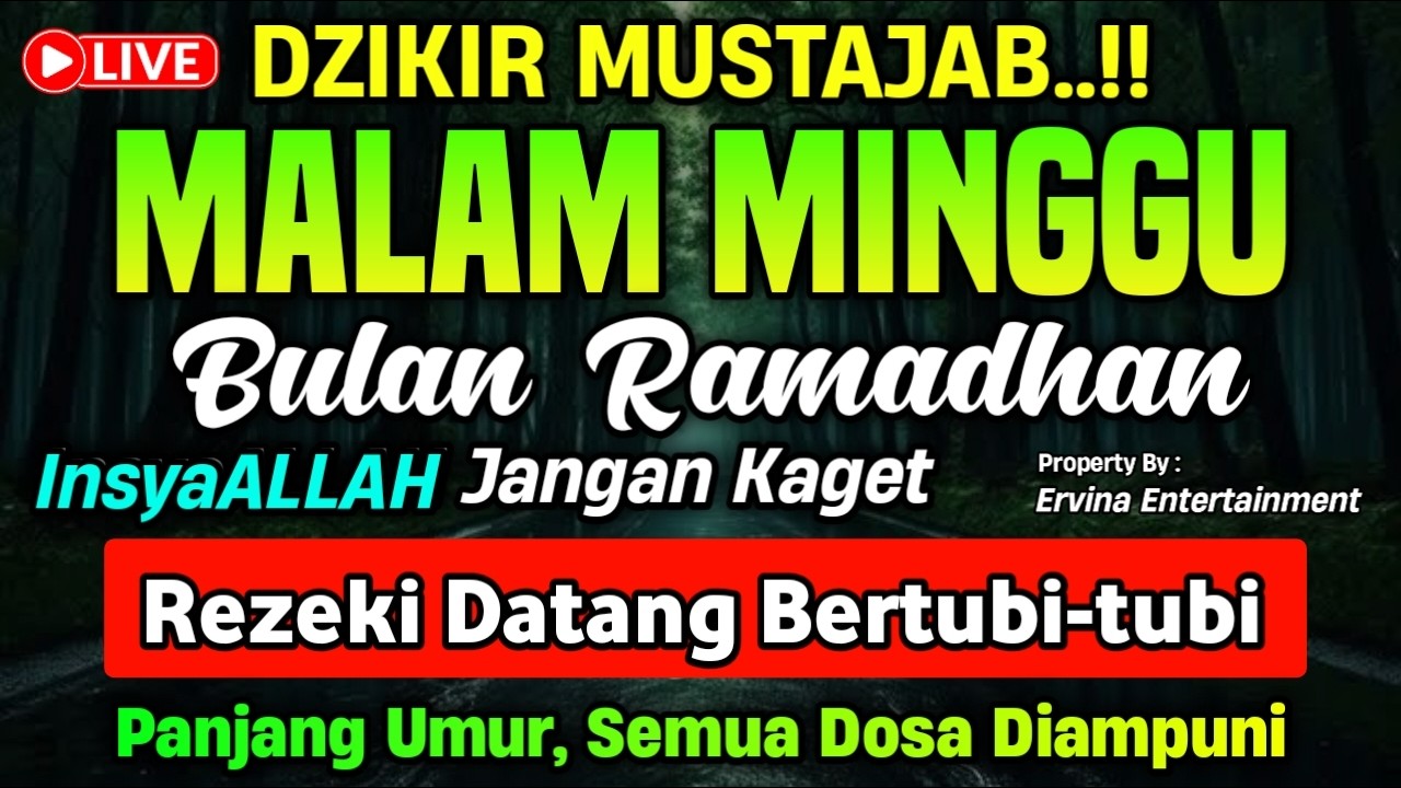 DZIKIR SORE HARI SABTU MUSTAJAB..!! Doa Pembuka Pintu Rezeki dari Segala Penjuru | DZIKIR SORE