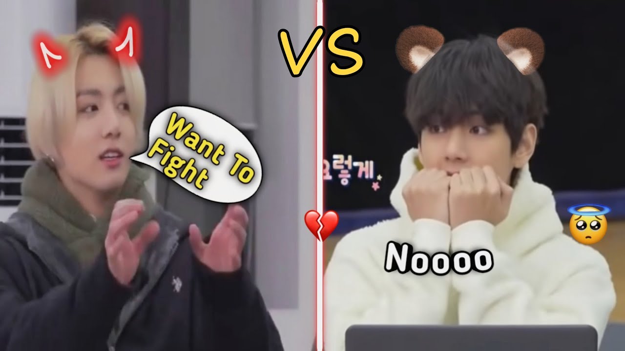BTS vs BTS // V & Jk fight 😅 // Hindi dubbing // bts run ep 133