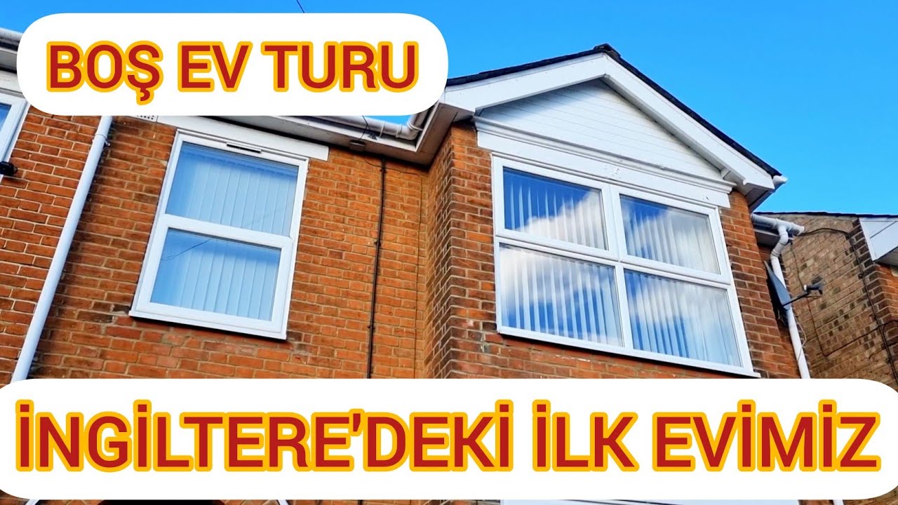 İNGİLTERE'DE EV TURU VLOG || İLK EVİMİZ #evturu #boşevturu #semidetached #house