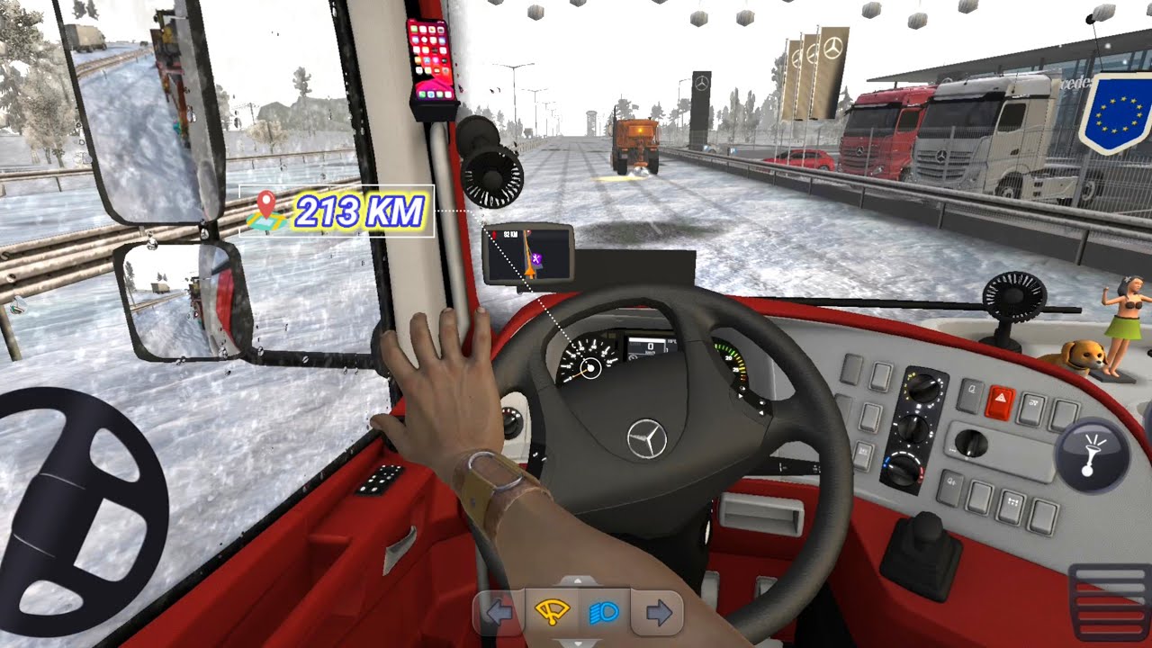 Truck Simulator : Ultimate l SNOWING🌨️🤩🏔️l Zuuks l Mobile Gameplay l CAMGAME👽🎮