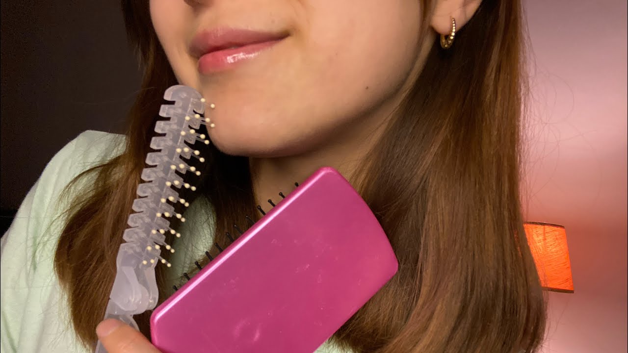 ASMR| Brushing Your Hair to Comfort You before bed. Brushing || Combing sounds *Whispered*
