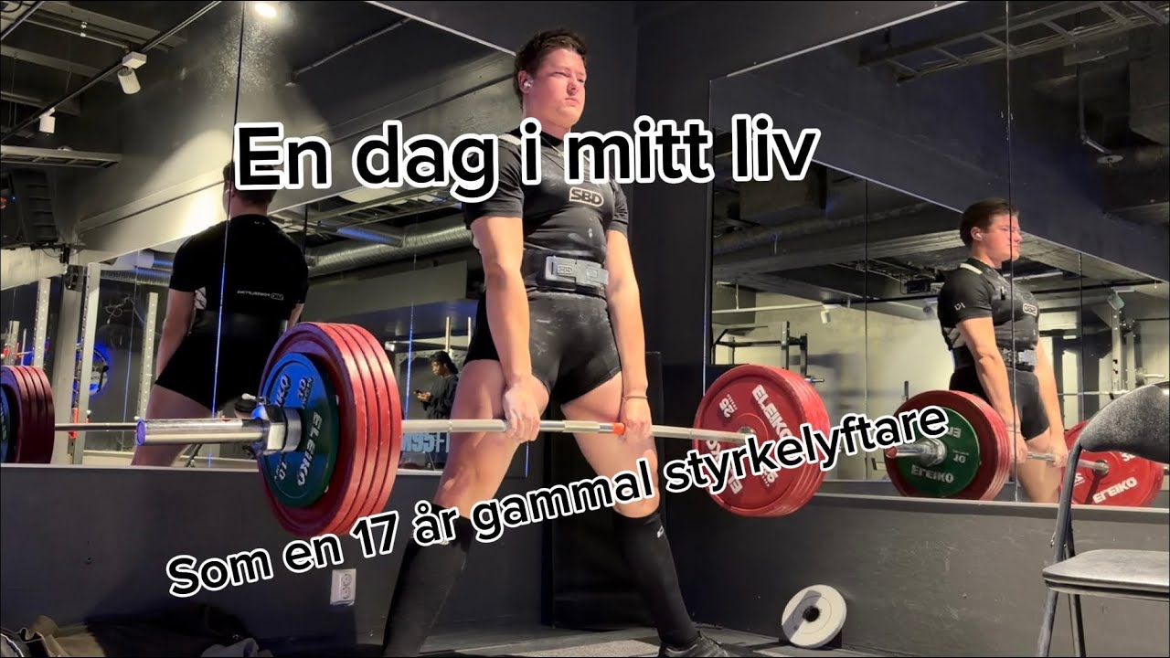 Jag hoppade av gymnasiet för att träna styrkelyft - national to international
