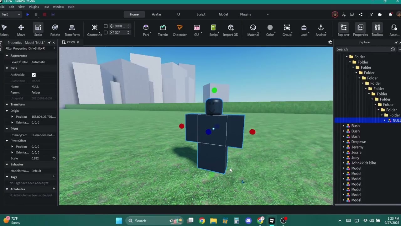 Weird asset in Roblox Studio