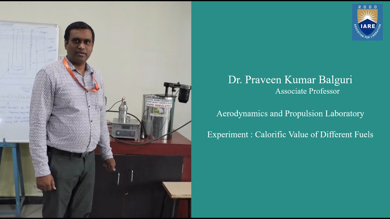 CALORIFIC VALUE OF DIFFERENT FUELS by Dr  Praveen Kumar Balguri