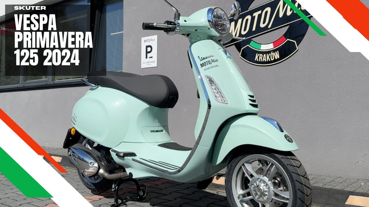 Najlepszy skuter na początek wiosny! - Vespa Primavera 125 2024