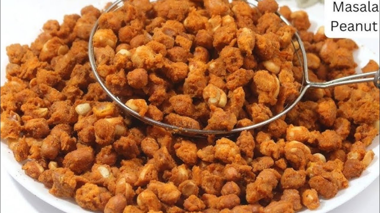 Spicy Moongfali | Evening SnackOption 4:Chaatpate Masala Peanuts | Kurkuri Moongfali Recipe |