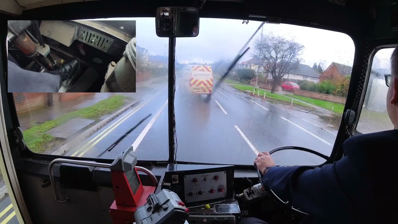 Ipswich Transport Museum's MRT6P: Driving the Atlantean - including pedal view