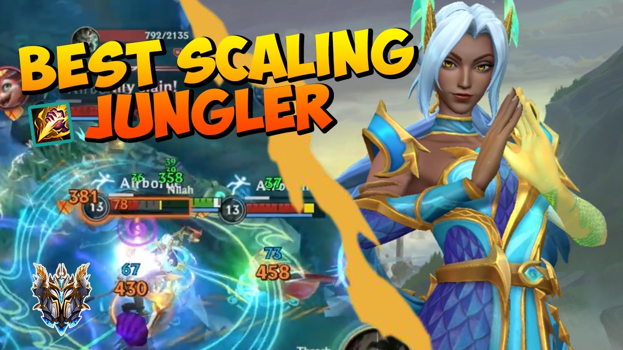 WILD RIFT NILAH JUNGLE - ФЕРМЕРСТВО И МАСШТАБИРОВАНИЕ ДЛЯ ПОБЕДЫ