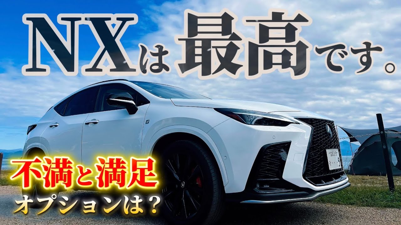 【レクサスNXの感想】2年が経ち、満足点と不満点｜オプションについて。