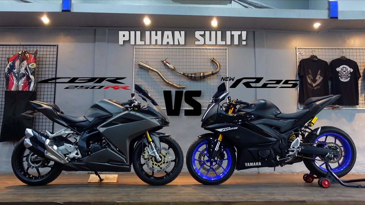 KOMPARASI SINGKAT CBR 250 RR VS NEW R25 2019 V2