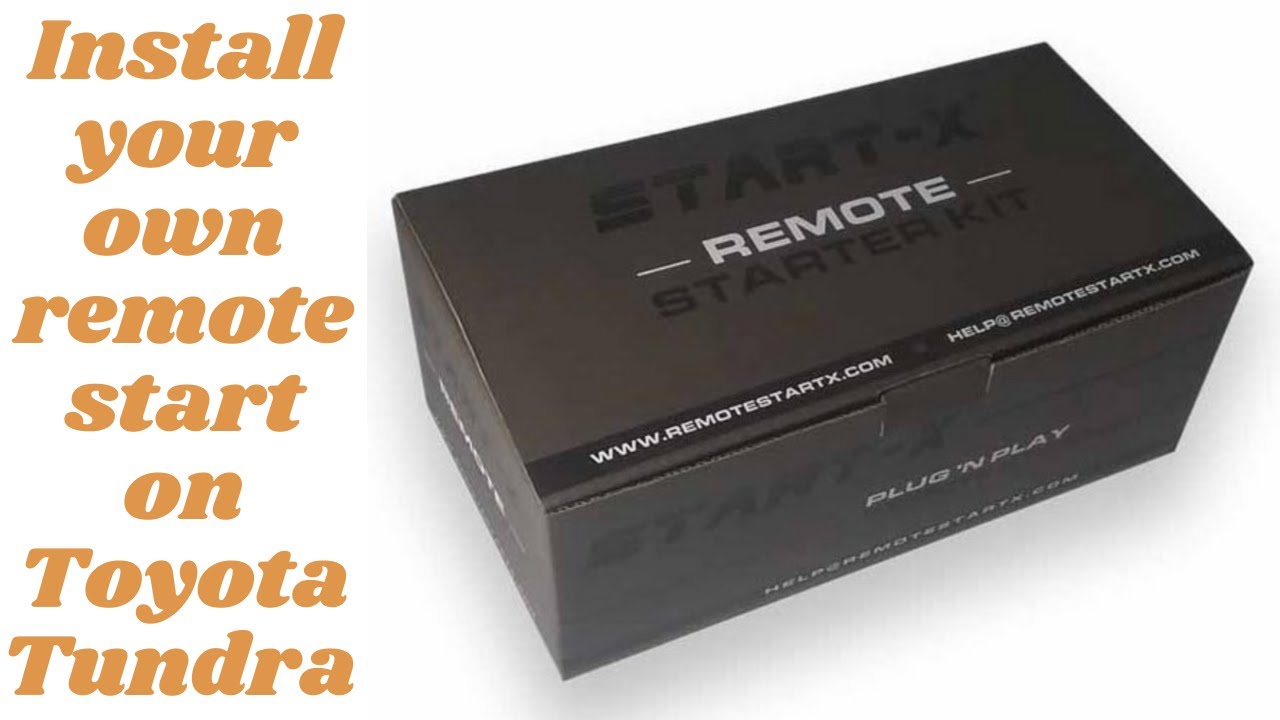 Toyota Tundra Remote Start Do It Yourself! Not hard to do. Takes little time. Save BIG $$$