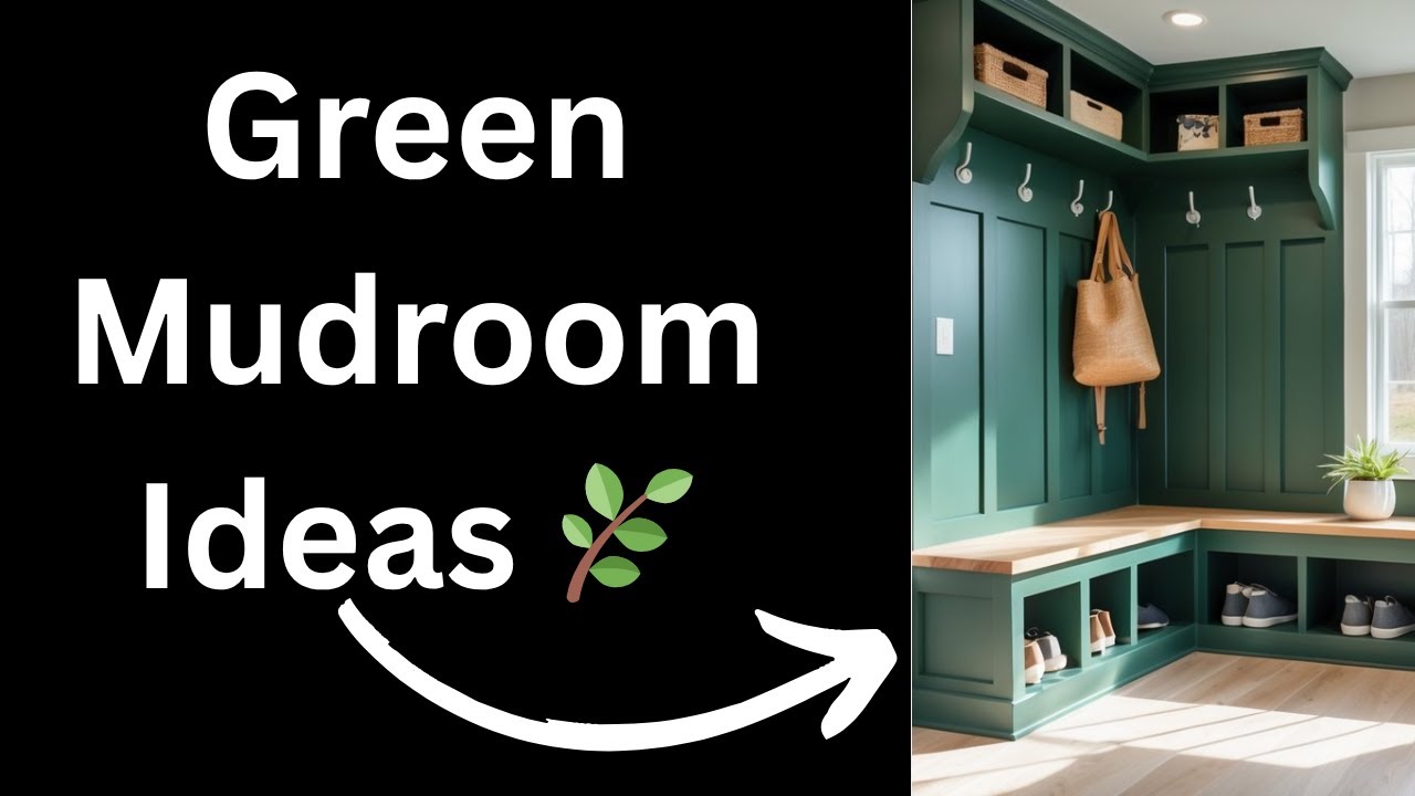 10 Green Mudroom Ideas For A Stylish and Sustainable Entryway