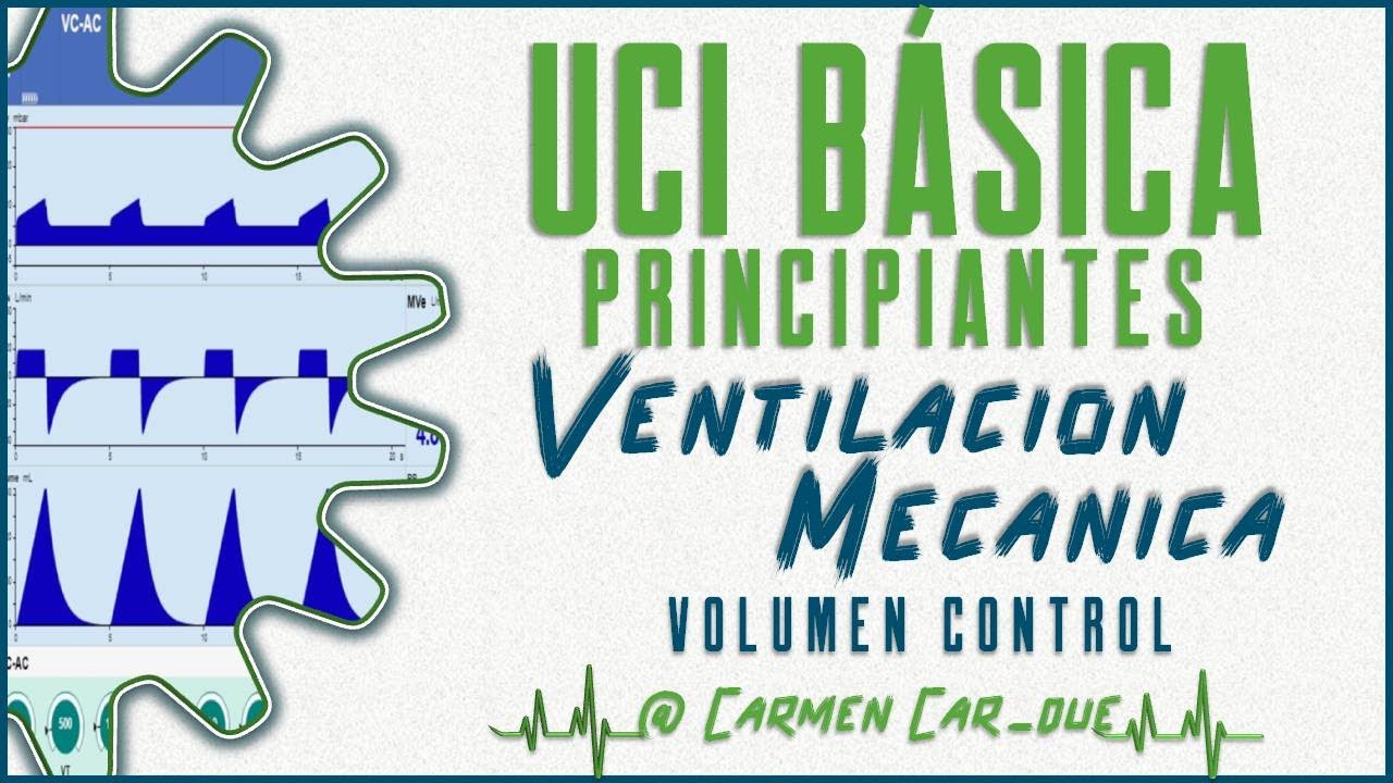 VENTILACIÓN MECÁNICA: CONTROL VOLUMEN, CÓMO AJUSTAR LOS PARÁMETROS EN EL RESPIRADOR.